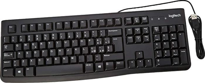 Logitech OEM K120 Keyboard for Business, schwarz, USB, DE