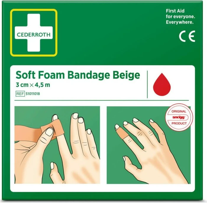 Holthaus Medical Soft Next selbsthaftender Verband, 3cm x 4.5m, 1 Stück