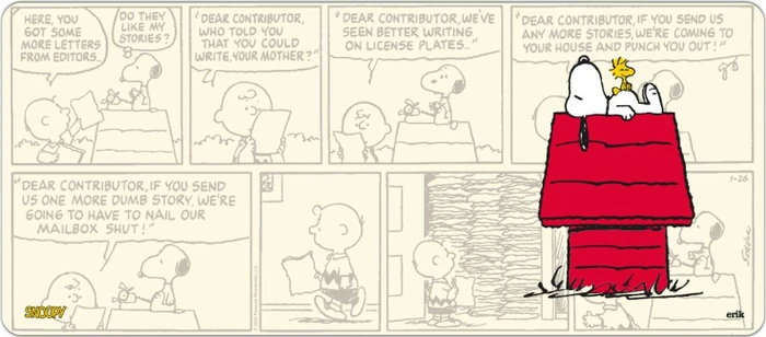 Grupo Erik Editores Peanuts Snoopy XL, 800x350mm, Motiv bunt