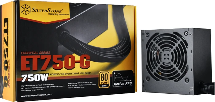 SilverStone Essential Gold ET750-G 750W, ATX 2.4
