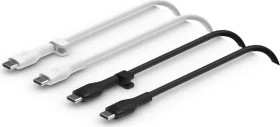 Belkin BoostCharge Flex USB-C/USB-C Kabel 1.0m schwarz/weiß, 2er-Pack
