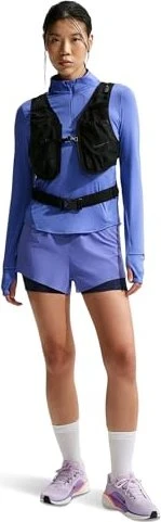 Nike Swift Dri-FIT UV 1/4-Zip Laufshirt langarm sapphire (Damen)