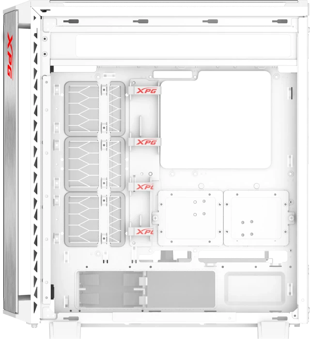 ADATA XPG Battlecruiser II, weiß, Glasfenster