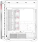 ADATA XPG Battlecruiser II, weiß, Glasfenster Vorschaubild
