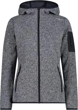 CMP Knit Tech Fleece Hoody Jacke antracite (Damen)