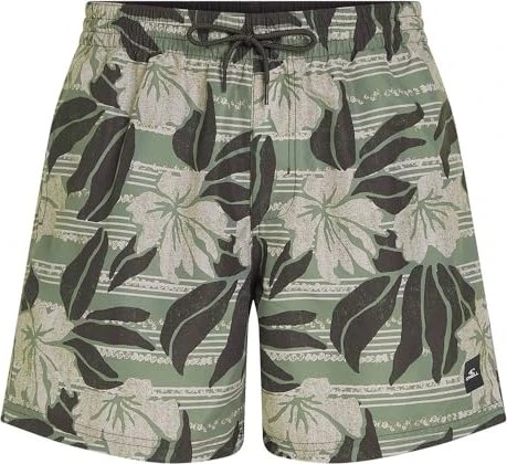 O'Neill Cali Floral 16" Badeshorts green dusty flower (Herren)