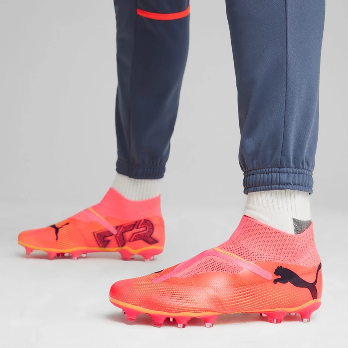 Puma Future 7 Match FG/AG sunset glow/puma black/sun stream (Herren)