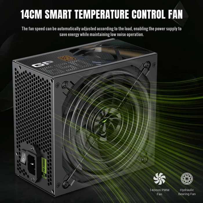 GameMax GP Bronze 650B schwarz 650W, ATX 3.1