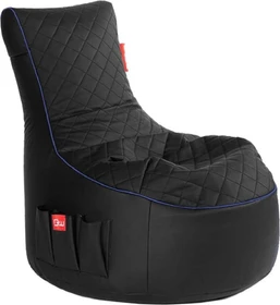 Gamewarez Gaming Sitzsack Classic Arctic Hurricane, schwarz/blau