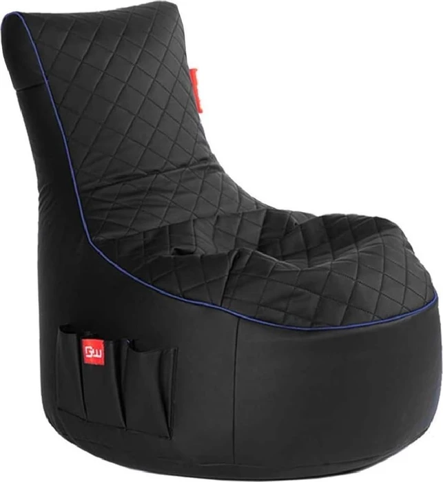 Gamewarez Gaming Sitzsack Classic Arctic Hurricane, schwarz/blau