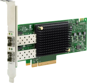 HPE SN1610E 32Gb FC HBA Dual Port, 2x SFP+, PCIe 4.0 x8 (R2J63A)