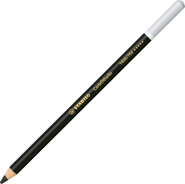 STABILO CarbOthello Kreidestift neutralschwarz, 12er-Pack