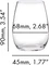 Riedel The O Wine Tumbler Spirituosen Glas, 2 Stück Vorschaubild