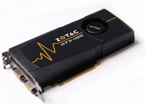 Zotac GeForce GTX 465, 1GB GDDR5, 2x DVI, Mini HDMI