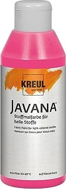Kreul Javana Stoffmalfarbe für helle Stoffe, pink, 250ml