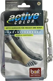 Bort Medical ActiveColor Knöchelbandage Größe XL hautfarben, 1 Stück