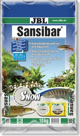 JBL Sansibar SNOW Bodengrund für Süßwasser und Meerwasser-Aquarien, 10kg