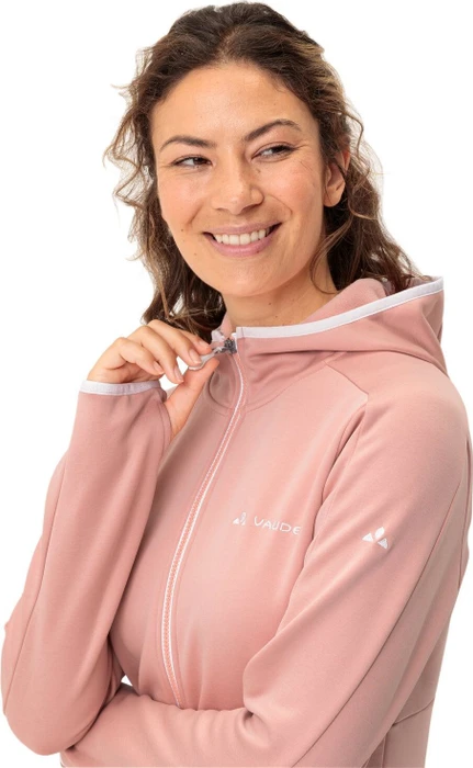 Vaude Valsorda Fleece Hoodie Funktionsjacke soft rose (Damen)
