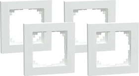 Merten System M M-Pure Rahmen 1fach Thermoplast brillant, aktivweiß