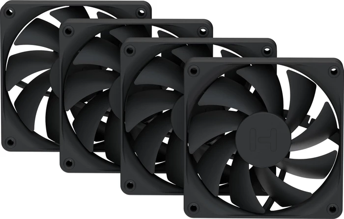 Hyte FA12, schwarz, 120mm, 4er-Pack