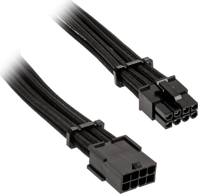 BitFenix Alchemy 8-Pin PCIe Verlängerung 45cm, sleeved schwarz