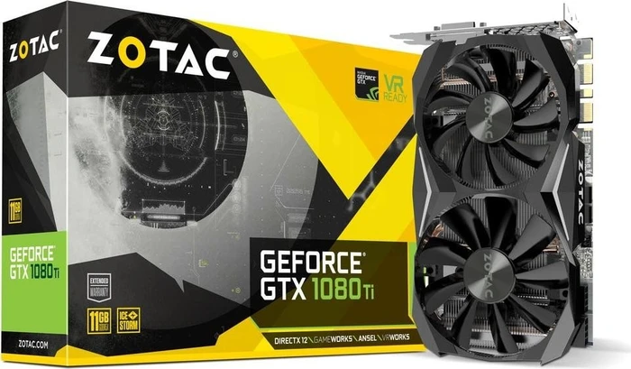 Zotac GeForce GTX 1080 Ti Mini, 11GB GDDR5X, DVI, HDMI, 3x DP