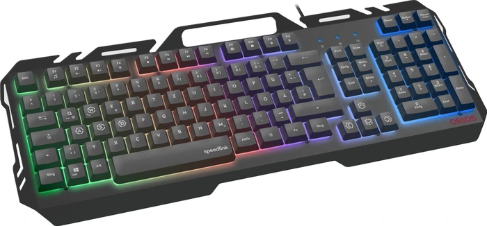 Speedlink Orios Metal, schwarz, USB, DE