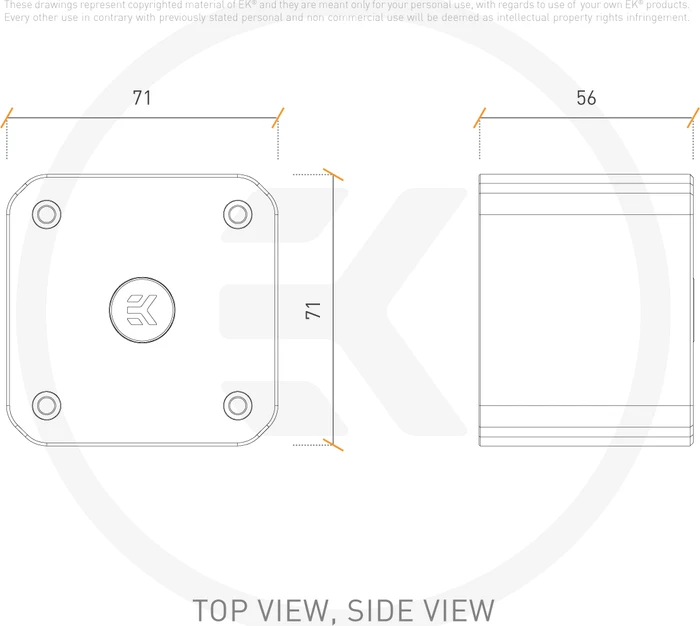 EK Water Blocks Quantum Line EK-Quantum Convection D5, Nickel