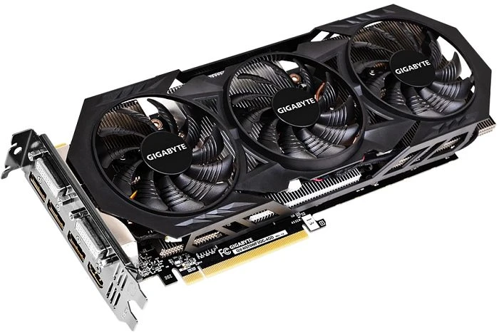 GIGABYTE GeForce GTX 970 Windforce 3X OC, 4GB GDDR5, 2x DVI, HDMI, 3x DP