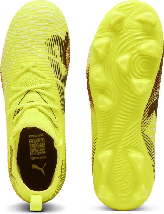 Puma Future 8 Match FG/AG yellow alert/puma black/sun struck (Junior)