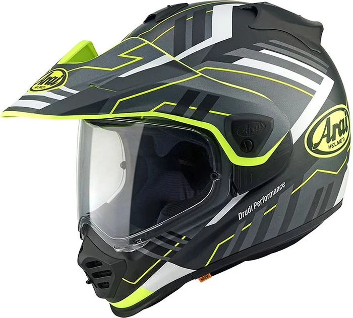 Arai Tour-X5 Trail matt schwarz/grau/gelb