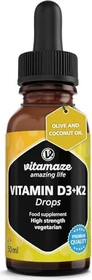 Vitamaze Vitamin D3 1.000 IE + K2 10µg hochdosiert Tropfen, 50ml