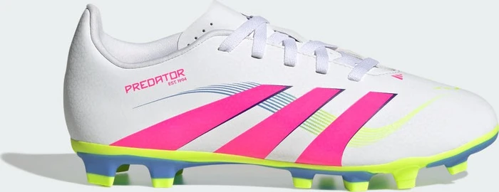 adidas Predator Club MG cloud white/lucid pink/lucid lemon (Junior)