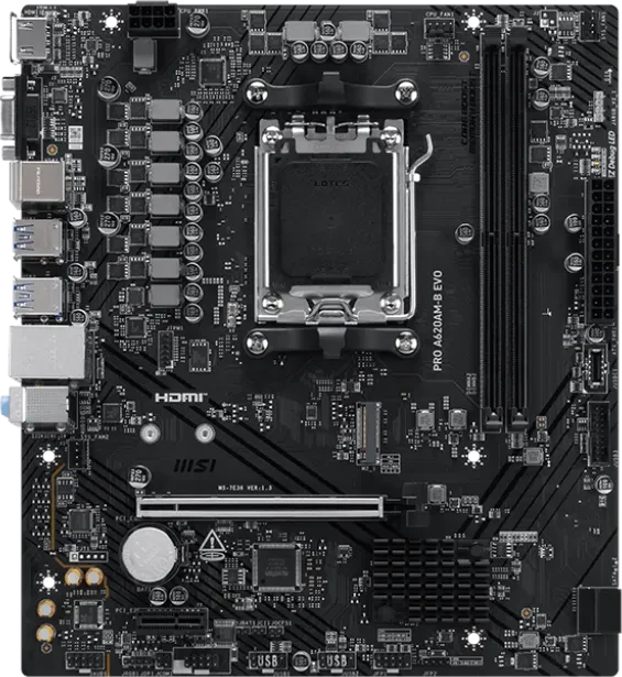 MSI PRO A620AM-B EVO (AMD AM5)