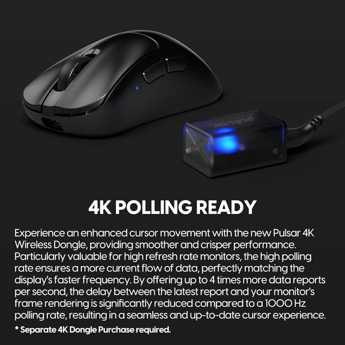Pulsar Gaming Gears Xlite v3 Wireless schwarz, USB