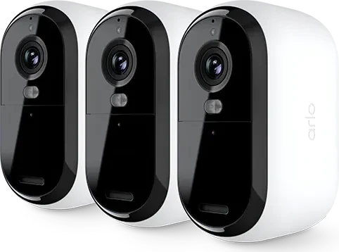 Arlo Essential 3 2K Outdoor Camera weiß, 3er-Pack