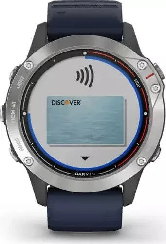 Garmin quatix 6 grau/blau
