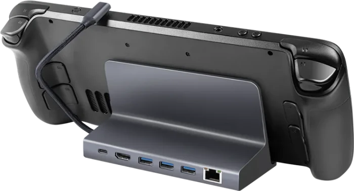 LogiLink 6-Port Dockingstation und Halterung, USB-C 3.0 [Stecker]