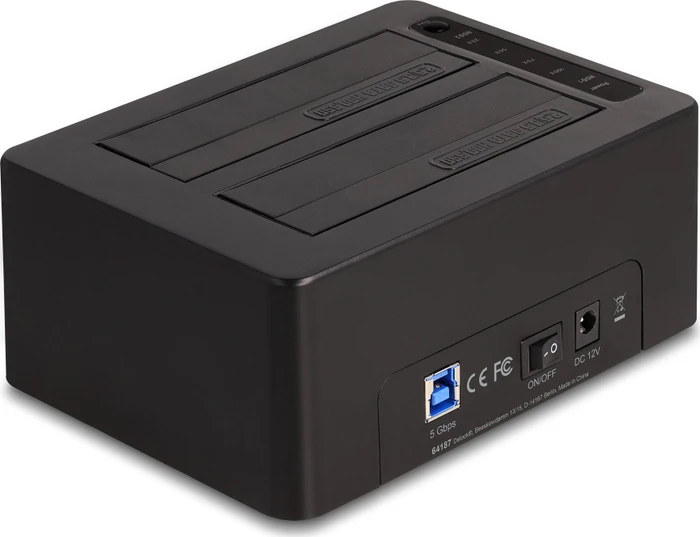 DeLOCK USB Dual Docking Station, SATA 6Gb/s, USB-B 3.0 [Buchse]