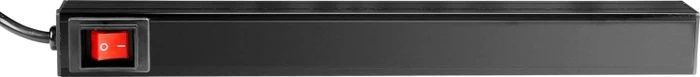 Adam Hall 19" Stromverteiler RACK PDU 8S mit Schalter, 1HE, 8-fach, 250V, schwarz, 1.8m