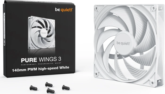 be quiet! Pure Wings 3 PWM High-Speed White, 140mm
