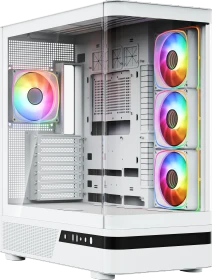 Modecom Volcano AQ100 ARGB White, Glasfenster (MC-A-AQ100-4FA-W)