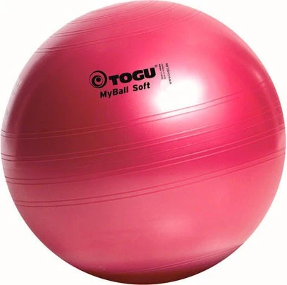 Togu MyBall Soft 55cm Gymnastikball rubinrot (418552)