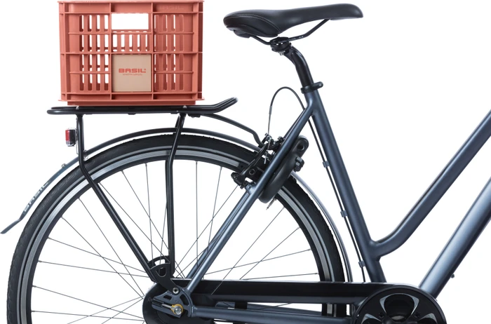 Basil Crate S Fahrradkorb terra red