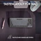 Logitech MX Mechanical Mini for Mac, Space Gray, LEDs weiß, Logi Bolt, Kailh Choc V2 LOW PROFILE BROWN, USB/Bluetooth, CH Vorschaubild