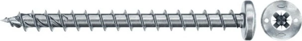 fischer PowerFast FPF II PZF BC 100 PZ2 Spanplattenschraube, 5x40mm, 100 Stück