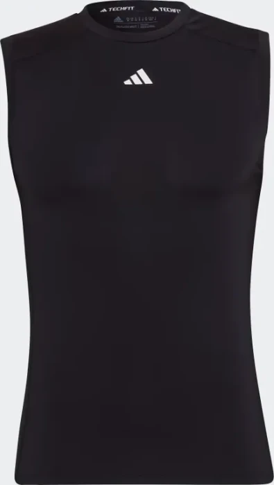 adidas Techfit Training Tank Top Funktionsshirt ärmellos schwarz (Herren)