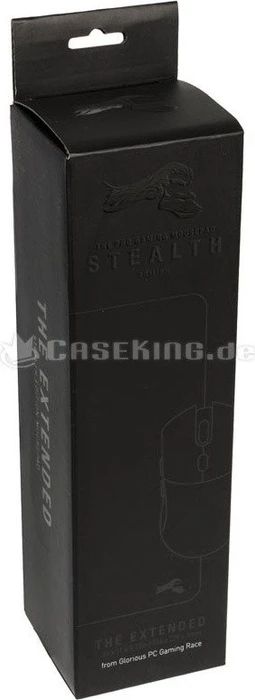Glorious G-E-STEALTH Extended Mauspad, Stealth Edition, schwarz