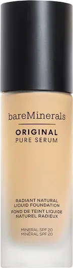 bareMinerals Pure Serum Radiant Natural Liquid Foundation fair 1.5 warm LSF20, 30ml