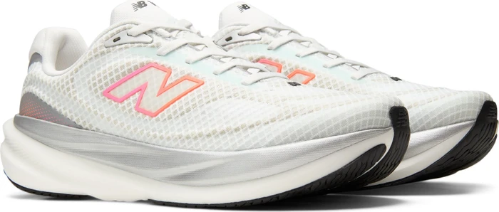 New Balance 1080v15 Breathe white/pink heat/tangerine heat (Herren)